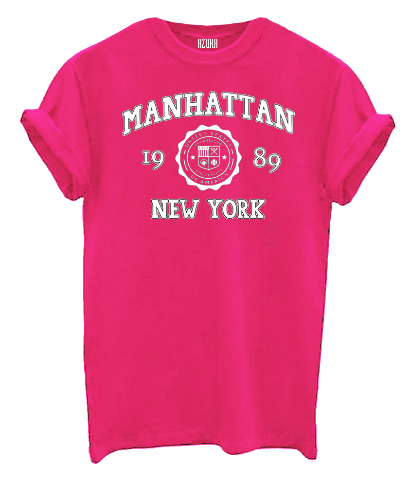 ontrouw Gedeeltelijk Tolk Dames T-shirt Manhattan